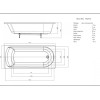 Акватек Прямоугольная ванна Ника 160 Х 75