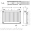 Стальные радиаторы Buderus Logatrend K-Profil Тип 22 ВЫСОТА 600 ММ, ШИРИНА 600 ММ Арт. 7724105606
