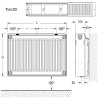 Стальные радиаторы Buderus Logatrend K-Profil Тип 20 ВЫСОТА 300 ММ, ШИРИНА 600 ММ Арт. 7724103306