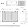 Стальные радиаторы Buderus Logatrend K-Profil Тип 30 ВЫСОТА 300 ММ, ШИРИНА 500 ММ Арт. 7724106305