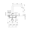 Axor Citterio  Смеситель для раковины, на 3 отверстия