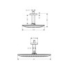 PuraVida  Верхний душ с потолочным соединением