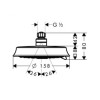 Raindance Classic 150 AIR 3jet   Верхний душ