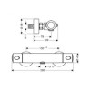 Ecostat 1001 SL 13261000 хром/ 13261800 под сталь