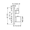 Ecostat S 15701000    Хром