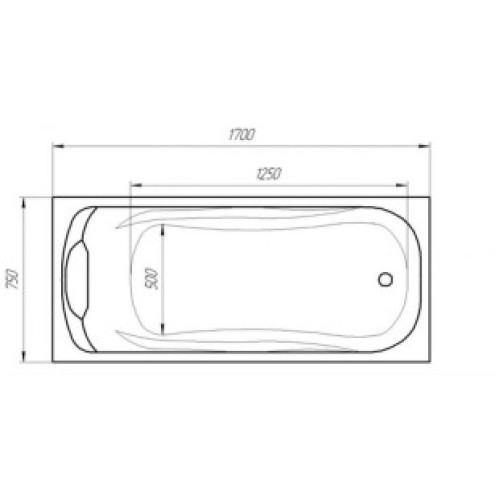 Ванна акриловая Relisan MARINA 170x75