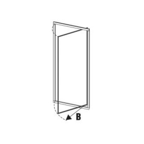 SDOP-90 белая Пеарл,, душевые двери вращающиеся поворотного типа 03V7010011