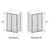 Душевой уголок AVEK KOMFORT B 80X120 L, R 800X1200Х1900