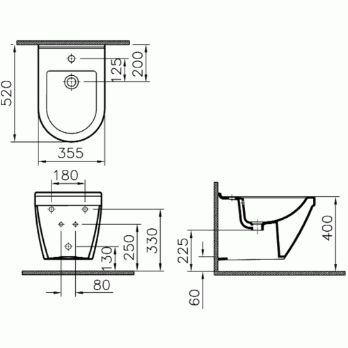 Комплект инсталляция с унитазом Vitra S50