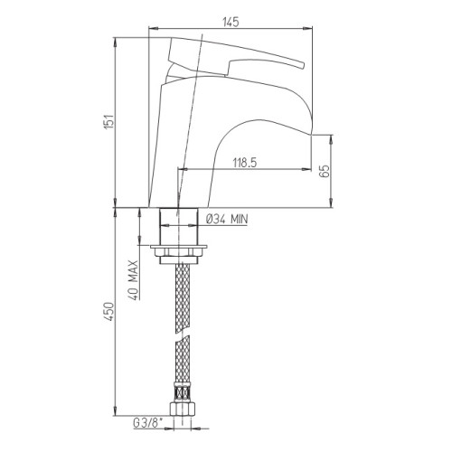 Paini Ovo Смеситель для раковины 86CR211WF