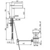 Paini Dax R Смеситель для раковины 84CR211WFR