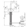 Paini Liberty Смеситель для биде 17F3251