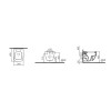 Унитаз подвесной Vitra Shift 58 см 4379B003-0075