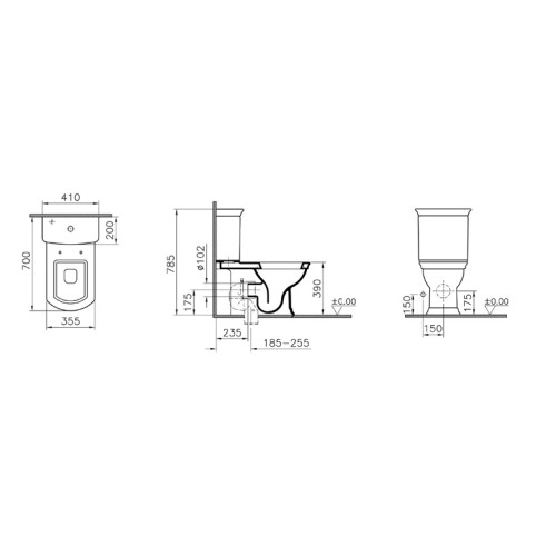 Унитаз Vitra Serenada 9722B003-7204