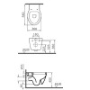 Унитаз подвесной Vitra Sunrise 5384B003-0075