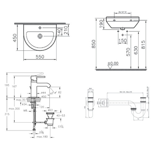 Раковина Vitra S50 5301B003-6501