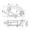Radomir Ванна акриловая "БОСТОН" 1500х1000