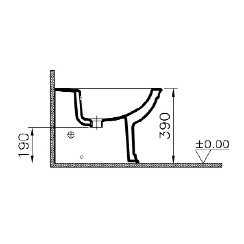 Биде Vitra Serenada 4163D003-0061