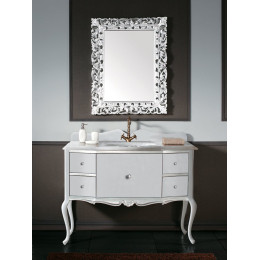 Belbagno Classico ROCOCO серебристо-бордовый 1200x585x2040