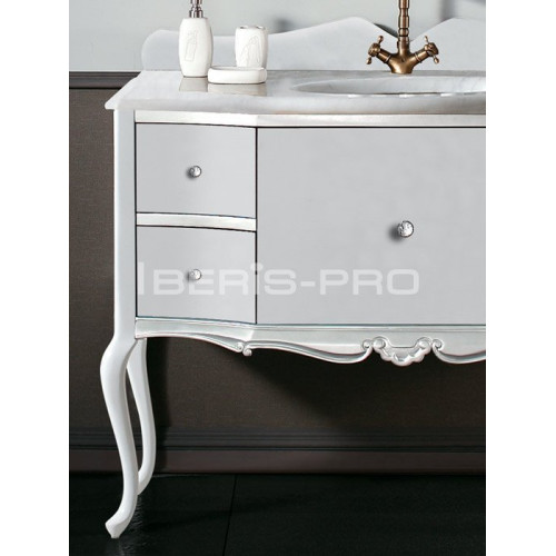 Belbagno Classico ROCOCO серебристо-бордовый 1200x585x2040