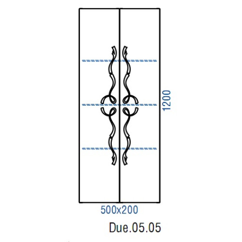 Clarberg Due.05.05/BLK/GL пенал Due Amanti 