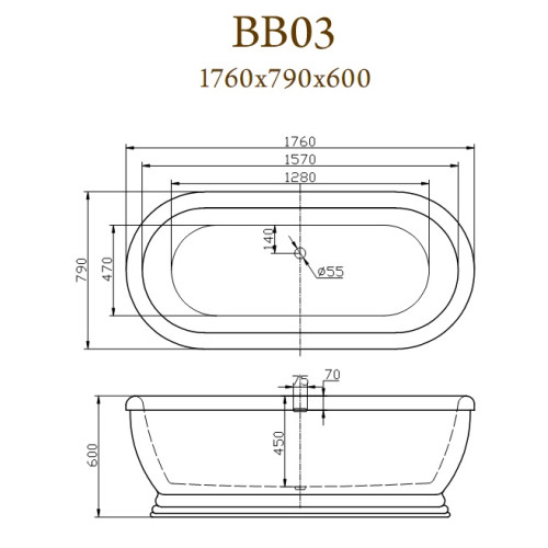 Belbagno BB26  1795x810x610