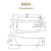 Belbagno BB04  1700x805x815