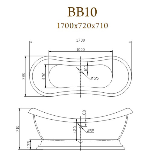 Belbagno BB29 1770x805x600 