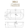 Belbagno BB12  1775x805x550