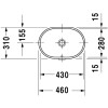 Умывальник встраиваемый Duravit Foster 033643 