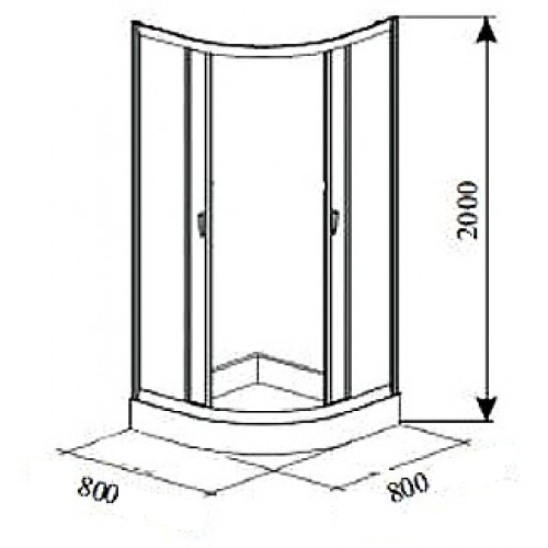 Timo TL 8001 ROMB glass