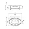 Radomir Ванна акриловая "ЛАГУНА" 1850х1240