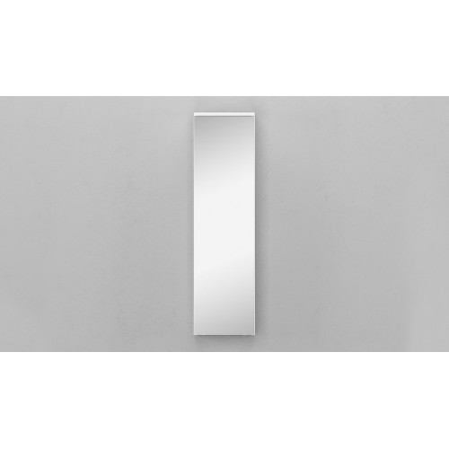Пенал подвесной зеркало на фасаде Velvex Unit 120 белый матовый