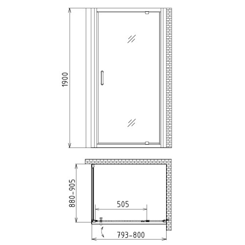 Душевой уголок Gemy Sunny Bay S28150/A2