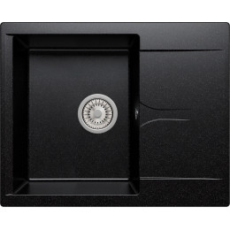 Кухонная каменная мойка Polygran GALS-620 черная