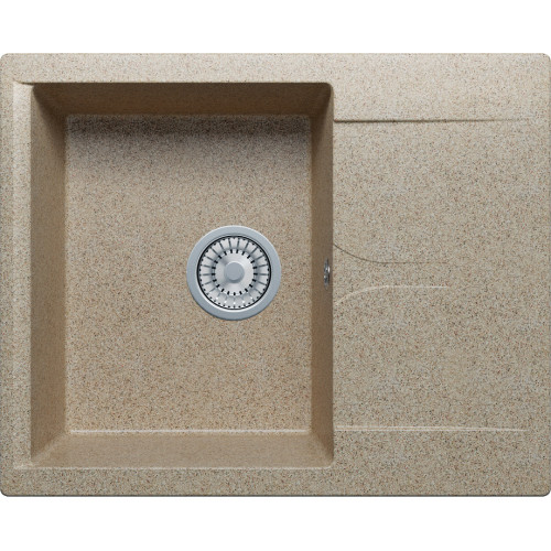 Кухонная каменная мойка Polygran GALS-620 песочный