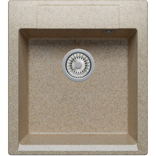 Кухонная каменная мойка Polygran ARGO-460 песочный