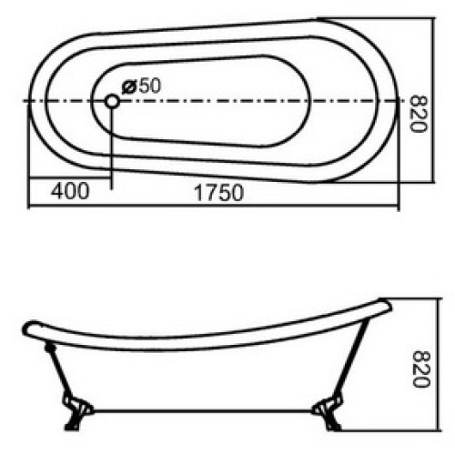 Акриловая ванна Gemy G9030 C