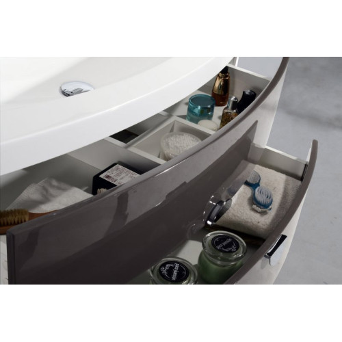 Мебель для ванной BelBagno Senso 92 Bianco Lucido с 2 ящиками