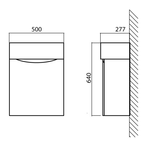 Мебель для ванной Belbagno Mini Bianco Laccato Lucido подвесная, с полкой, левосторонняя 50x26x60