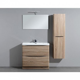 ANCONA-N Мебель для ванной напольная с двумя выкатными ящиками ANCONA-N-1000-2C-PIA-RW Rovere Moro, 1000x480x800