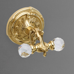 Крючок Art&Max BAROCCO CRYSTAL AM-1784-Do-Ant-C античное золото