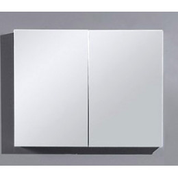 Зеркальный шкаф с LED подсветкой с двумя дверьми с двусторонним зеркалом SPC-2A-INL-900, 900x130x700