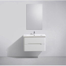 Мебель для ванной Belbagno SOFT Bianco Frassinato с двумя выкатными ящиками 65х46.5х55