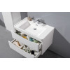 Мебель для ванной BelBagno Ancona-N 80 Bianco Onda с 2 ящиками