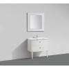 Мебель для ванной Belbagno ATRIA Bianco Laccato Lucido с двумя выкатными ящиками 100x47x53