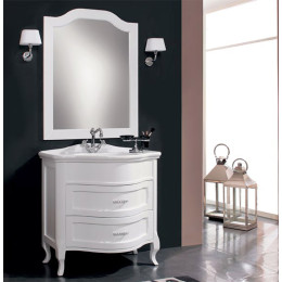 Мебель для ванной Cezares Laura bianco perla frassinato с двумя выдвижными ящиками 85x52x80