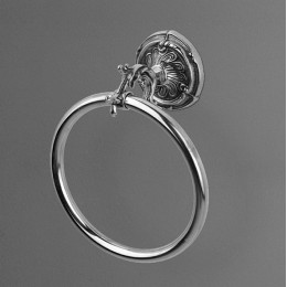 Полотенцедержатель кольцо Art&Max BAROCCO AM-1783-Cr хром