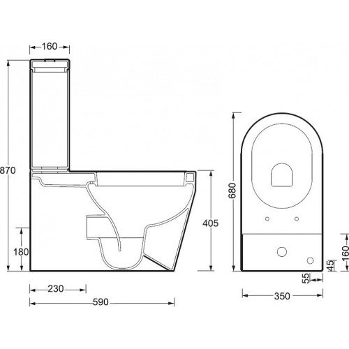 Унитаз-компакт BelBagno Genius