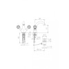 Смеситель для раковины Cezares LORD LS1 (LORD-LS1-01)